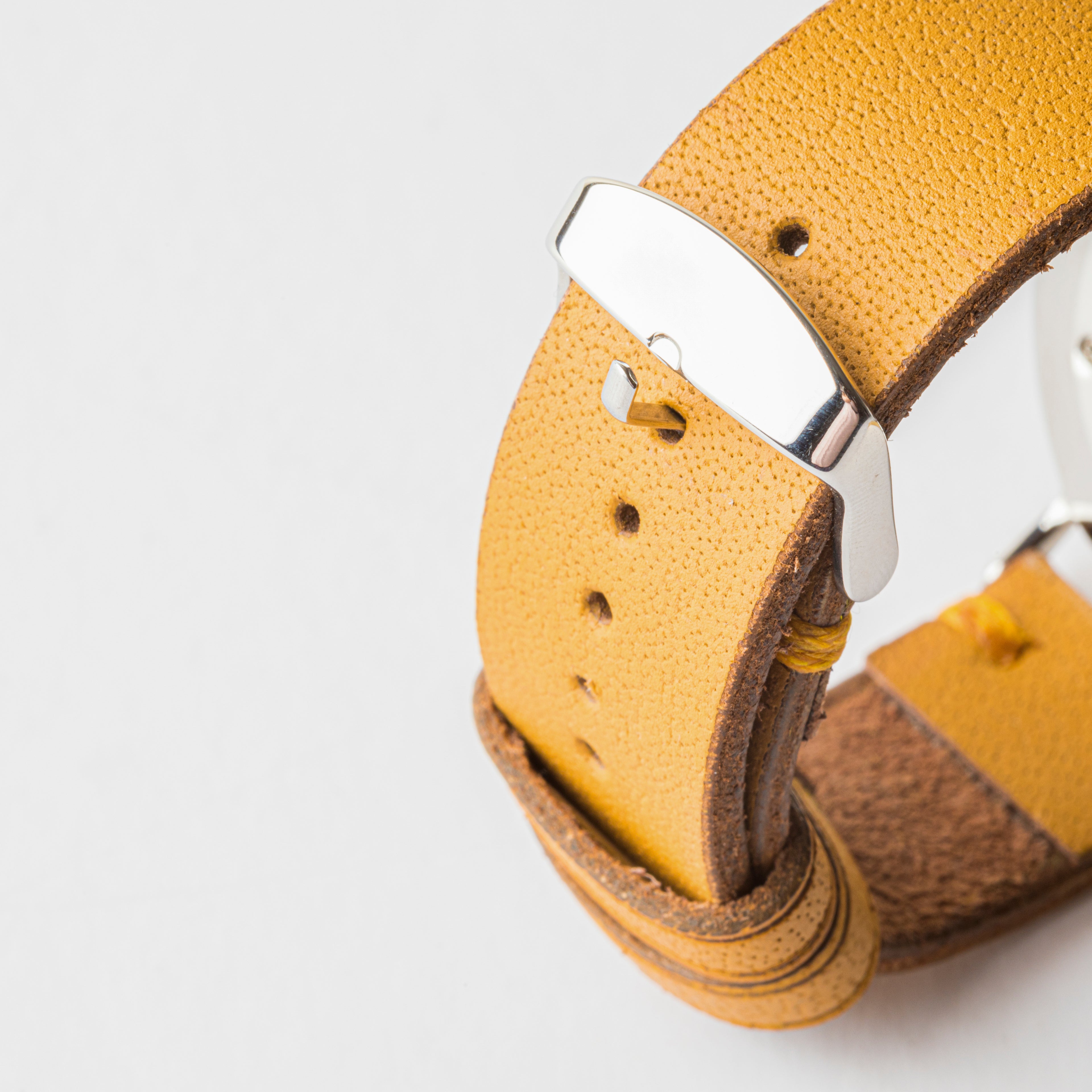 Mustard Genuine Leather Strap