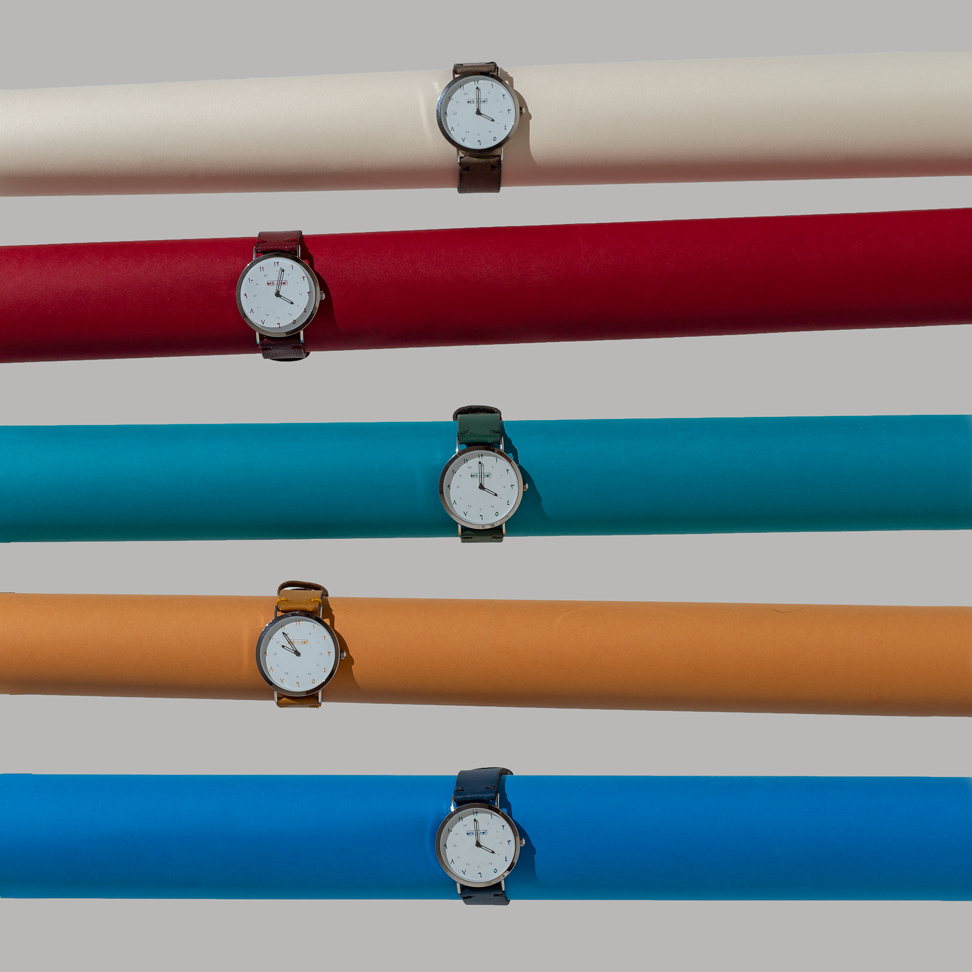 Navy Blue Genuine Leather Strap