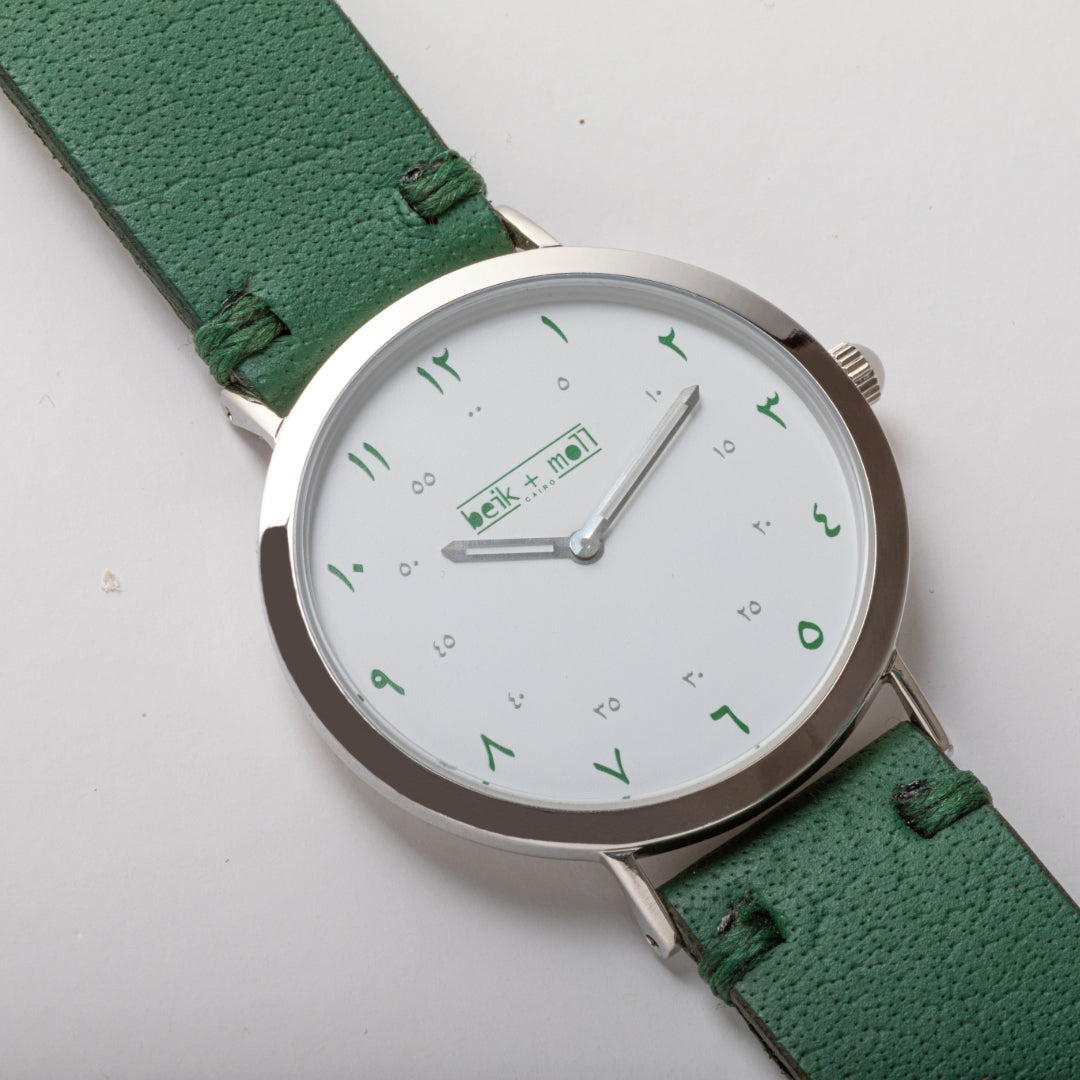 Green Genuine Leather Strap